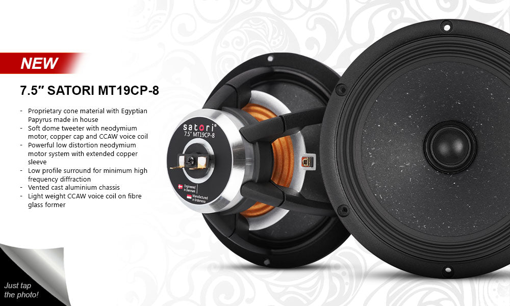 Passive Crossover for SB Acoustics Satori MT19CP-8 Coaxial