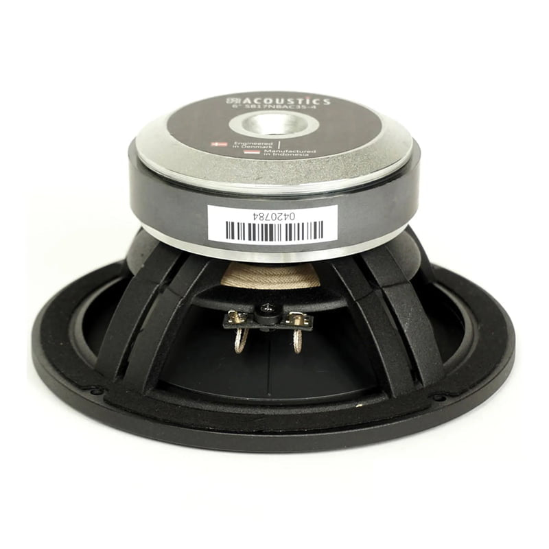 SB Acoustics SB17NBAC35-8 6'' Black Aluminum Cone Woofer
